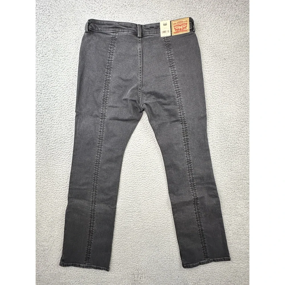 Levi's Superlow Bootcut Seamed Jeans Black 31X32 NWT